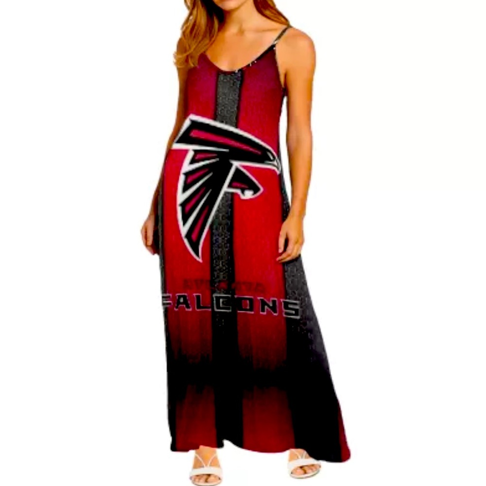 Rayon falcons dress. No Stretch. Atlanta Falcons Custom dress.